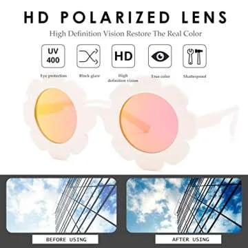 Stylish NULOOQ Sunglasses for Kids - Safe & Durable