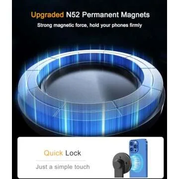 Jkoailiwi Magnetic Phone Tripod Mount for iPhone 12/16