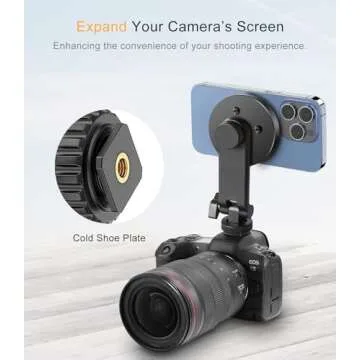 Jkoailiwi Magnetic Phone Tripod Mount for iPhone 12/16