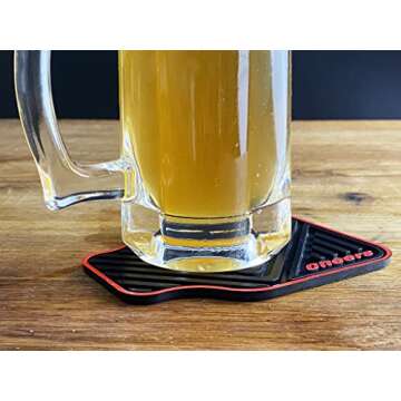 Triple Gifffted Silicone Drink Coasters, Funny Gag Novelty Car Enthusiasts Lovers Gifts for Men Him Ideas,Mechanic Guy Man Cave Garage,Brother,Son,Dad,Birthday Christmas Stocking Stuffer,Dirty Santa