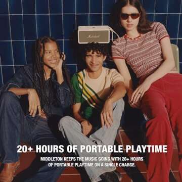 Marshall Middleton Portable Bluetooth Speaker - Cream