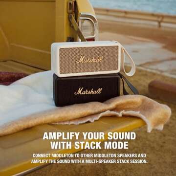 Marshall Middleton Portable Bluetooth Speaker - Cream