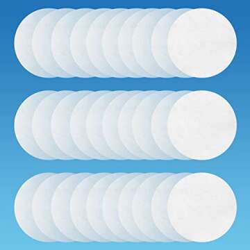 AquaBliss Shower Filter Sediment Pads - Protect your Skin & Hair from Rust, Dust, Sand and other impurities in your water. Compatible with SF400 & SF500-30-Pack