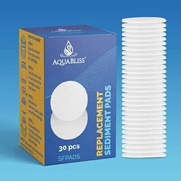 AquaBliss Shower Filter Sediment Pads - Pure Water Protection for Skin & Hair