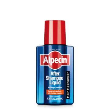 Alpecin After Shampoo Caffeine Liquid 6.76 fl oz (Pack of 3) I Topical Solution for Men's Thinning H...
