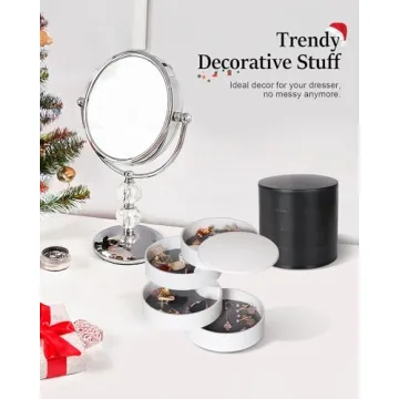 Stylish CONBOLA Jewelry Organizer for Women and Teens