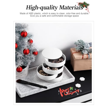 Stylish CONBOLA Jewelry Organizer for Women and Teens