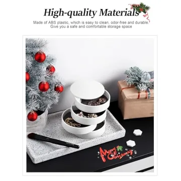 Stylish CONBOLA Jewelry Organizer for Women and Teens