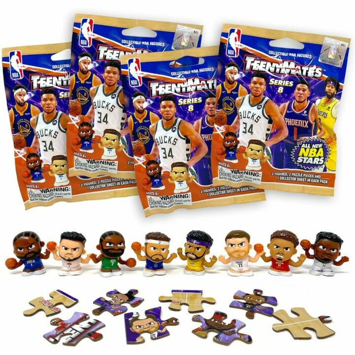 Teenymates NBA Series 8 Mystery Packs Party Bundle