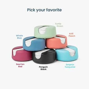 LastRound® 7 Sustainable Reusable Cotton Rounds for Facial Cleansing – Zero-Waste Eco-Friendly Makeup Remover Pads for All Skin Types with Travel Storage Case