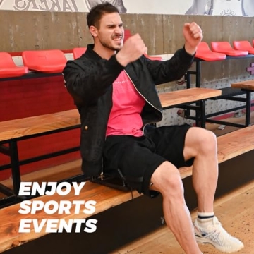 KINGROCK Portable Stadium Seats with Back Support for Comfort and Convenience