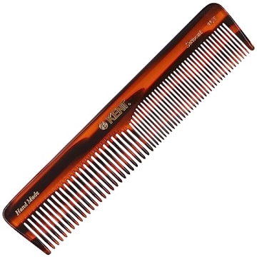 Kent 16T Fine Tooth and Wide Tooth Comb for Effortless Hair and Beard Grooming