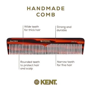 Kent 16TG Dressing Comb for Hair and Beard Grooming