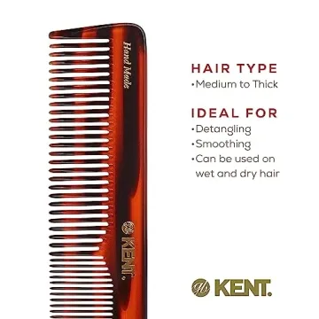 Kent 16TG Dressing Comb for Hair and Beard Grooming