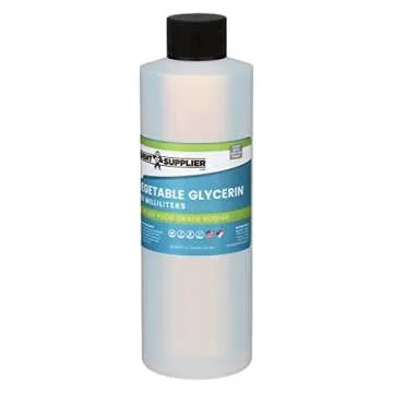 Vegetable Glycerin - 250mL (8.45 oz.) - Pure USP Food and Pharmaceutical Grade - Non GMO - Vegan - Sustainable Palm Derived - Humectant, Crafts, DIY, Hypoallergenic Moisturizer, Extracts