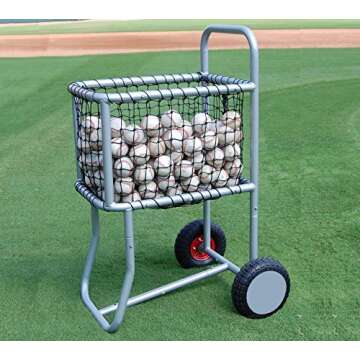 Trigon Sports Professional Ball Locker - Rolling Sports Balls Cart with Wheels, Indoor & Outdoor Use