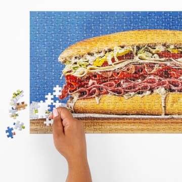 The Big Italian Sandwich Puzzle (Based on A Recipe from The Grossy Pelosi Cookbook Let's Eat!)