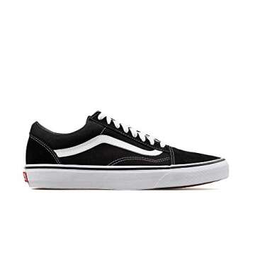 Vans Unisex Old Skool Black/White Skate Shoe 8 Men US / 9.5 Women US