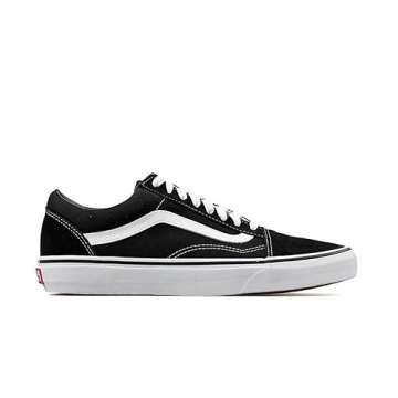Vans Unisex Old Skool Black/White Skate Shoe 8 Men US / 9.5 Women US
