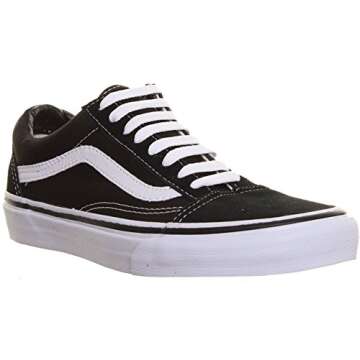Vans Unisex Old Skool Black/White Skate Shoe 8 Men US / 9.5 Women US