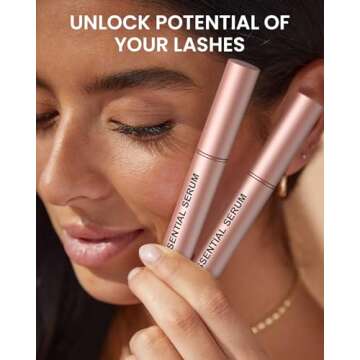 Feyano Eyelash Serum - Natural Comestic Eyelash Serum for Longer, Thicker Lashes & Brows, Boost Lash...