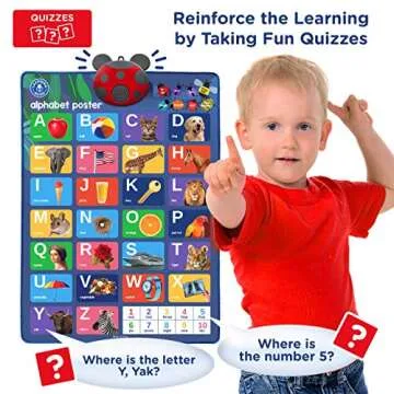 Interactive ABC & 123s Talking Poster for Toddlers