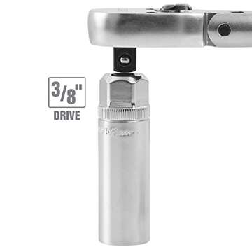 OEMTOOLS Magnetic Spark Plug Socket Set for All Vehicles