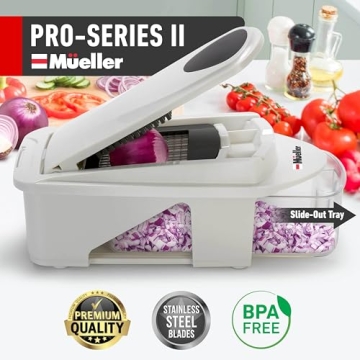 Mueller Pro-Series 12 Blade Mandoline Slicer & Chopper
