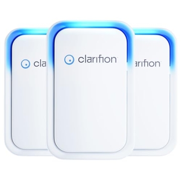 Clarifion Air Ionizers - Negative Ion Air Purifier 3 Pack