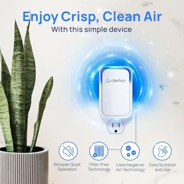 Clarifion Air Ionizers - Negative Ion Air Purifier 3 Pack
