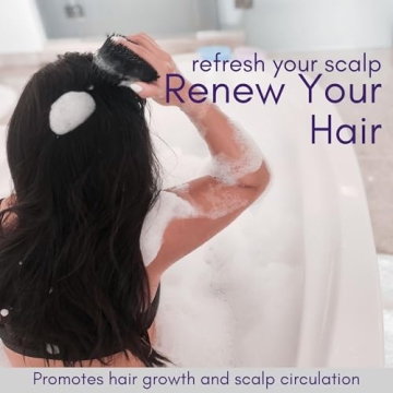 Avilana Silicone Exfoliating Body Scrubber - Gentle Shower Essential