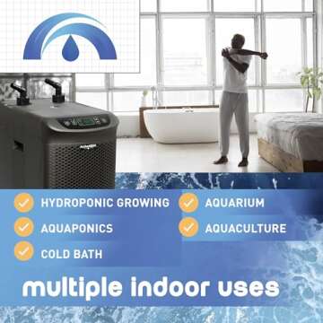 Active Aqua 0.5 HP Water Chiller for Cold Baths & Aquariums
