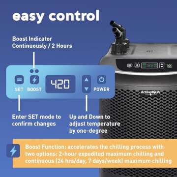 Active Aqua 0.5 HP Water Chiller for Cold Baths & Aquariums