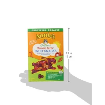 Annie's Organic Bernie's Farm Fruit Snacks, 5 Pouches, Gluten Free