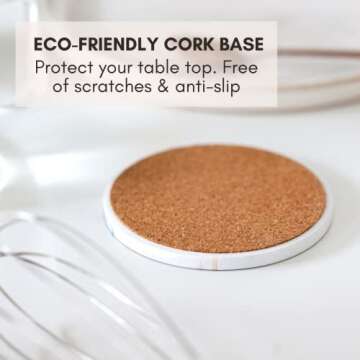 Abstract Marble Coasters with Holder Set of 6, Coffee Table Decor, Coasters for Drinks, Coasters for Coffee Table, Coaster Set, Marble Coasters, Drink Coasters, Stone Coasters for Drinks Absorbent