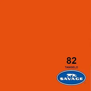 Savage Tangelo Seamless Paper Backdrop - 53" x 36' Photography