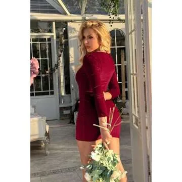 GOBLES Velvet Mini Dress for Women - Elegant & Sexy
