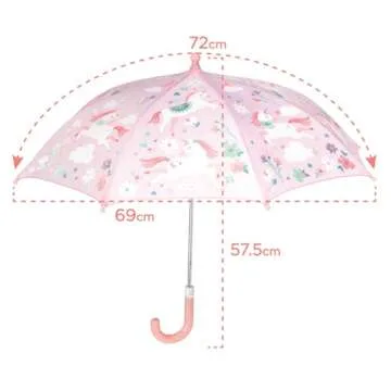 Stephen Joseph Kids Color Changing Umbrella for Rain