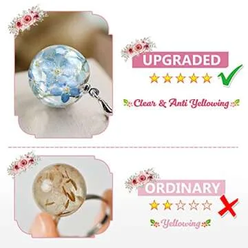 YIEHO 100g UV Resin Kit for Jewelry Making - Crystal Clear