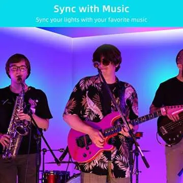 50FT Smart LED Strip Lights, Sync to Music with 40 Key Remote Controller，Lighting Strips with App Control LED Lights for Bedroom,Christmas Lights decration (Multi-Colored, 50FT)