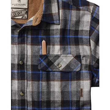 Legendary Whitetails Men's Buck Camp Flannel Shirt