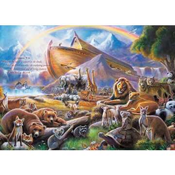 MasterPieces 550 Piece Jigsaw Puzzle - Noah's Ark - Enjoy with Family and Friends!