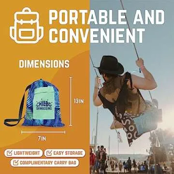 Chillbo Shwaggins Inflatable Couch – Cool Inflatable Lounger Easy Setup Inflatable Chair is Perfect for Beach Gear, Camping Fun and Festival Accessories.