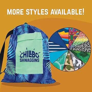 Chillbo Shwaggins Inflatable Couch – Cool Inflatable Lounger Easy Setup Inflatable Chair is Perfect for Beach Gear, Camping Fun and Festival Accessories.