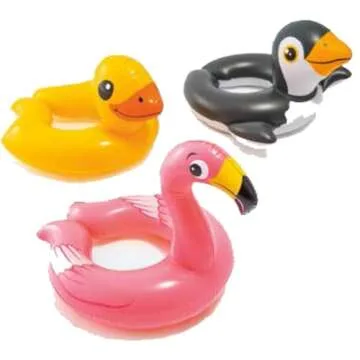 Intex 3 Pack Animal Head Pool Floats - Fun and Durable for Kids!