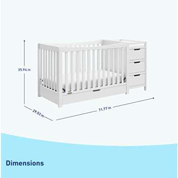 Graco Remi Convertible Crib & Changer For All Ages