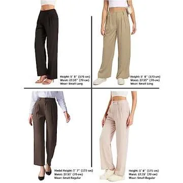 Bnycuml Women's Stylish High Waisted Pants for All Occasions