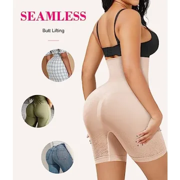 Nebility Women's Tummy Control Shapewear Body Shaper Shorts