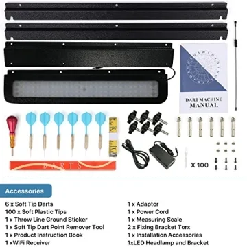 Willdarts Electronic Dart Board with Touch Screen and Global Network