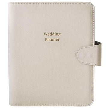 Linen Wedding Planning Book and Organizer (360 pages) w/Box - LGBTQ+ Friendly Wedding Planner Book a...